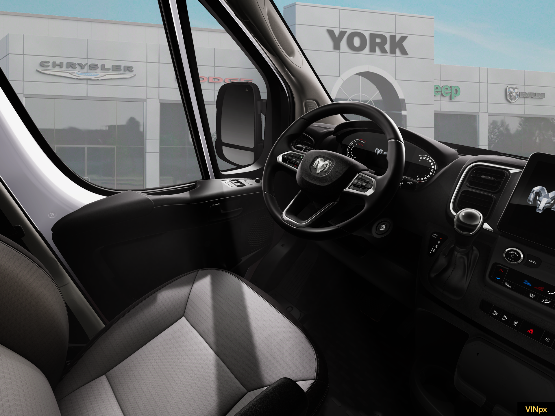 New 2026 Bright White Clearcoat RAM High Roof image 17