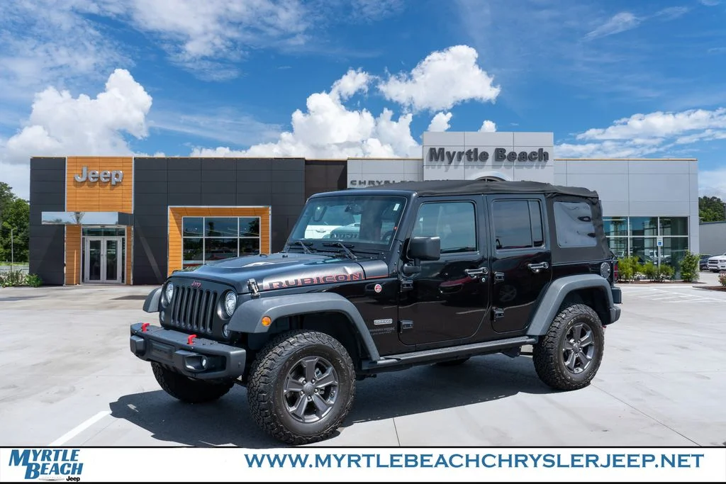 Used 2018 Black Clearcoat Jeep Unlimited Rubicon image 1