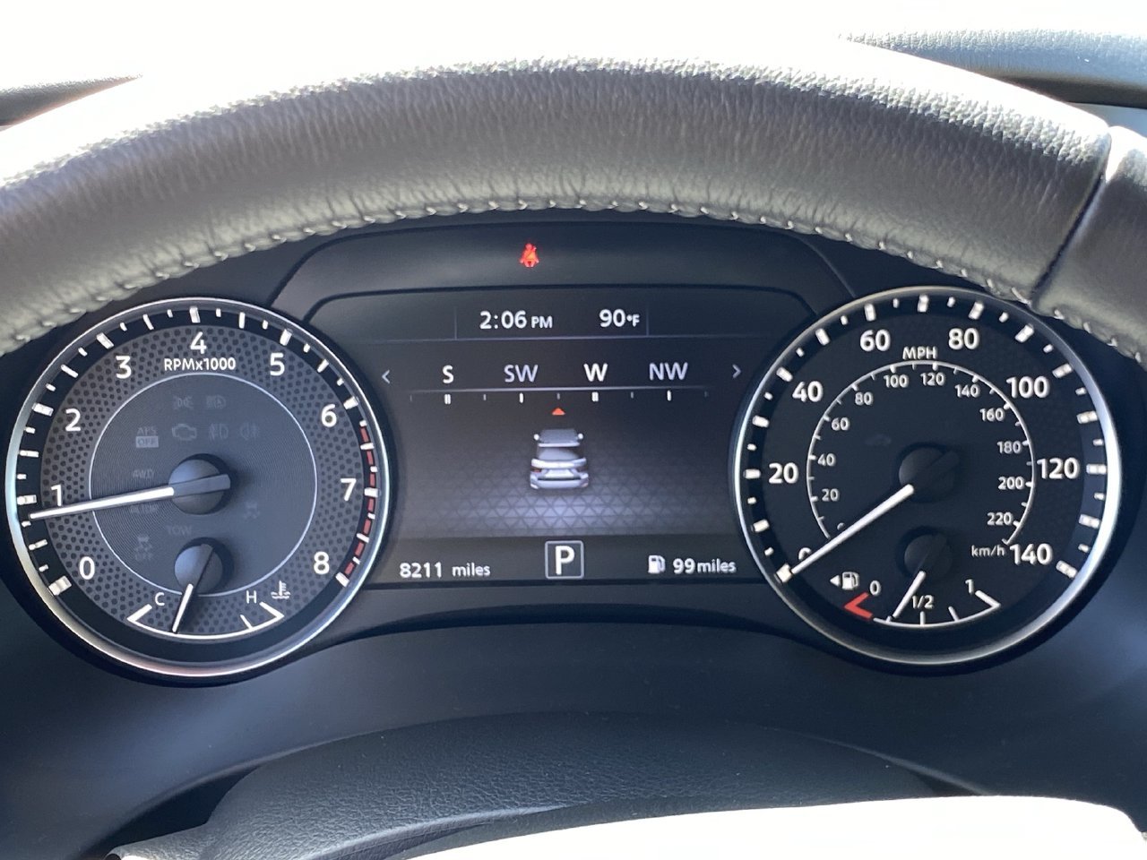 Used 2024 Aspen White Tricoat Nissan SV image 9