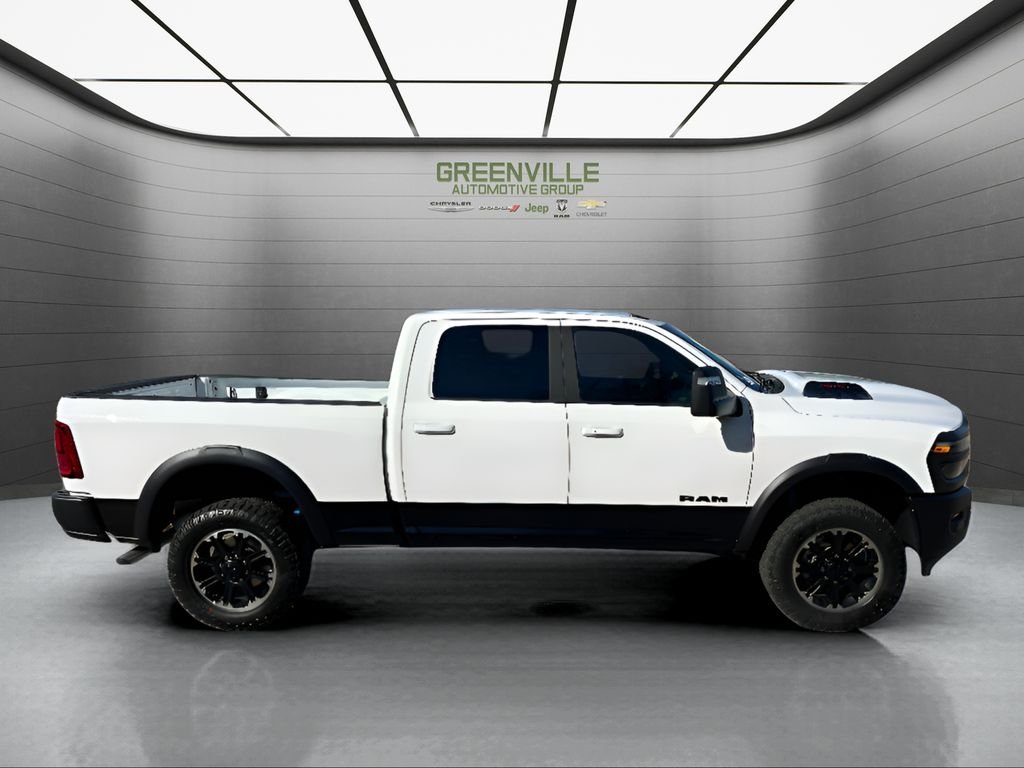 New 2026 Bright White Clear-Coat Exterior Paint RAM Rebel Hemi 4x4 image 4