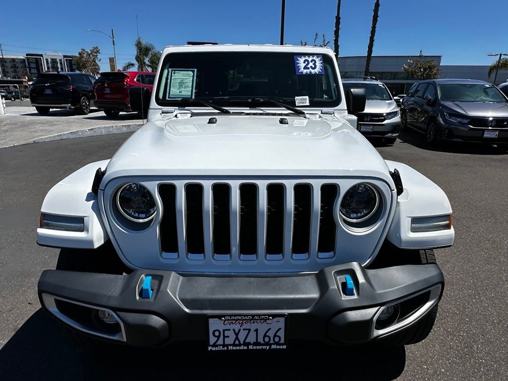 Pre-Owned 2023 Jeep Wrangler Sahara 4xe 4D Sport Utility in San
