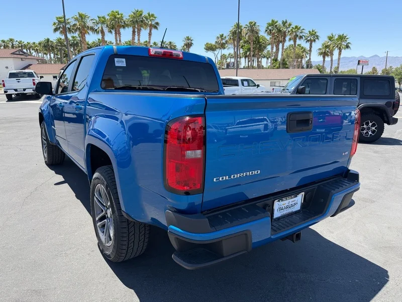 Used 2021 BRIGHT BLUE METALLIC Chevrolet 2WD Work Truck image 5