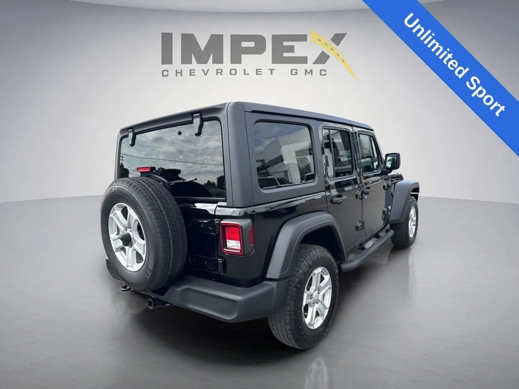 Used 2021 Black Jeep Unlimited Sport S image 5