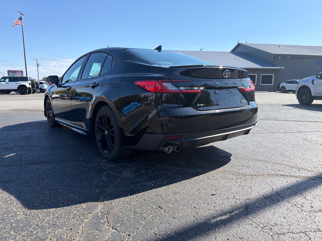 Certified Used 2025 Midnight Black Metallic Toyota SE image 4