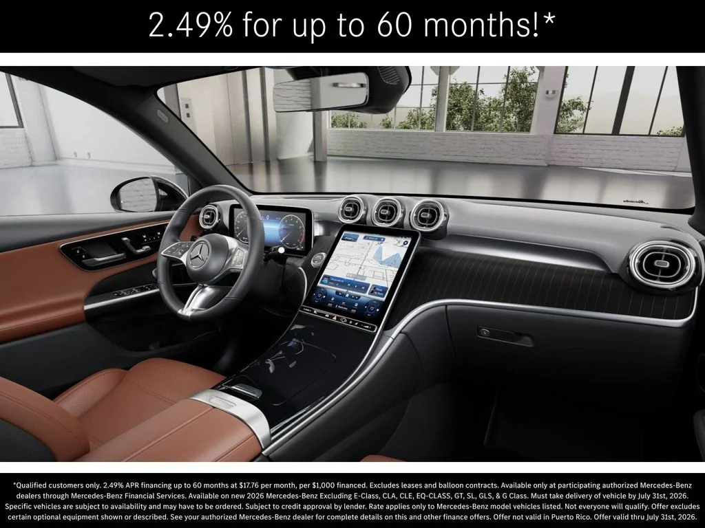 New 2026 Obsidian Black Metallic Mercedes-Benz GLC 300 image 6