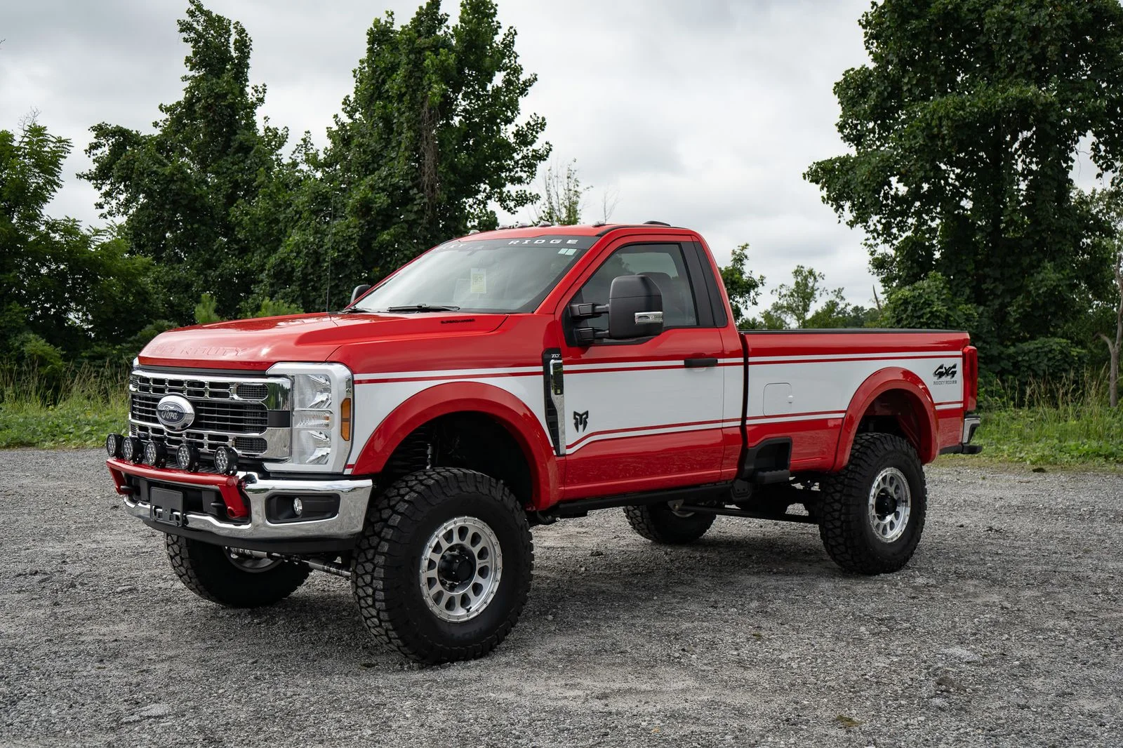 New 2026 Race Red Ford F-250® XLT with Rocky Ridge Retro Supercharged Package image 16