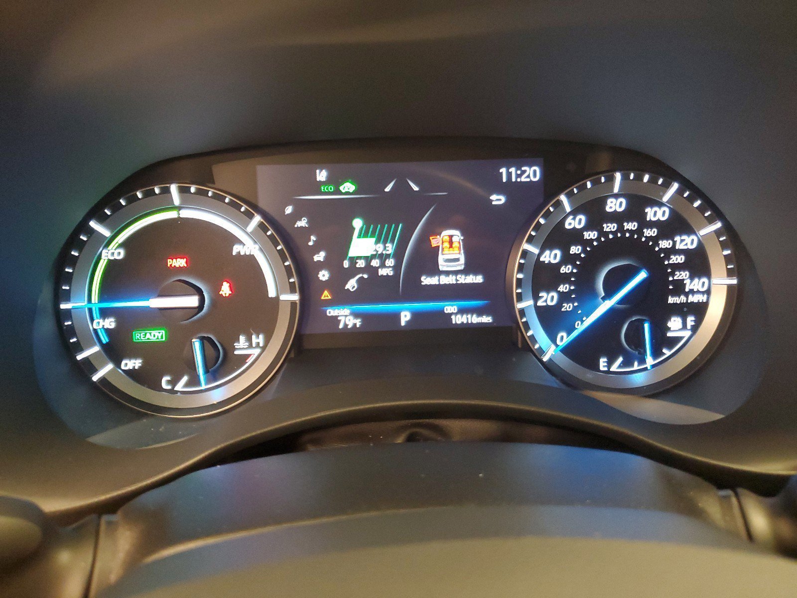 Used 2021 Blizzard Pearl Toyota Hybrid XLE image 29