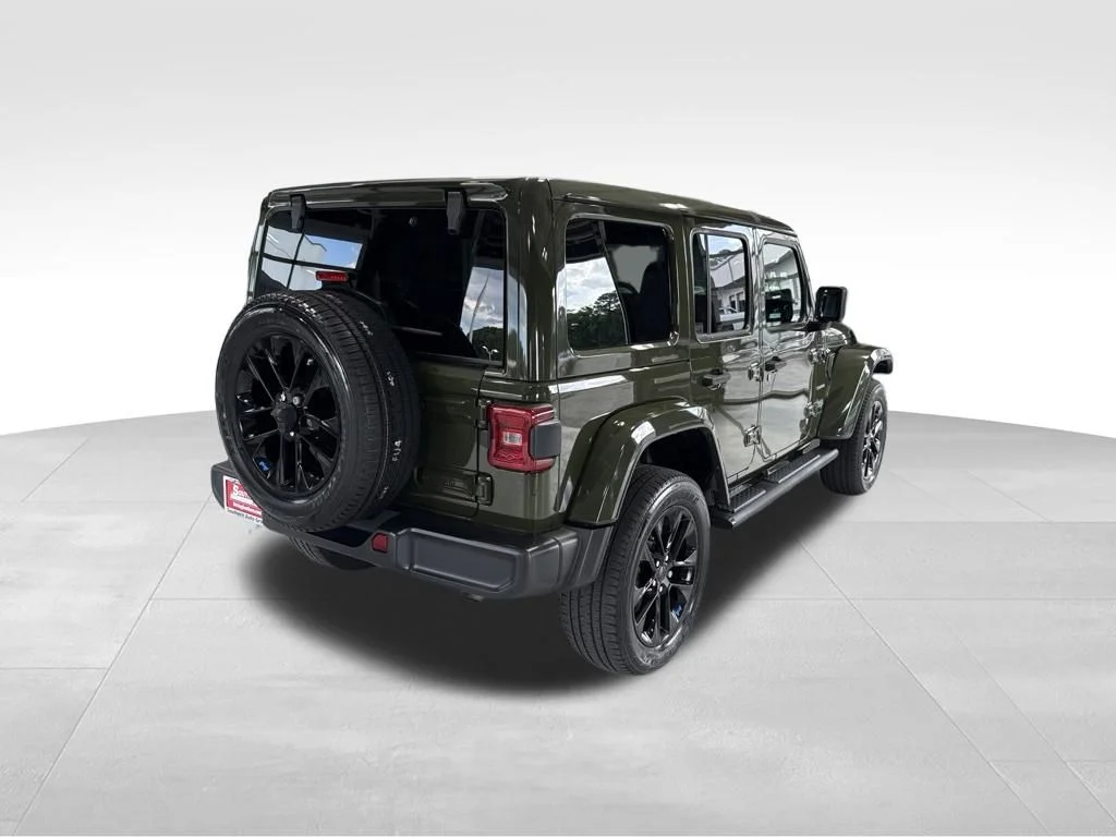 Used 2023 Green Jeep Sahara 4xe image 5