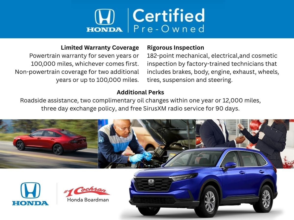 Certified Used 2024 Crystal Black Pearl Honda LX image 5