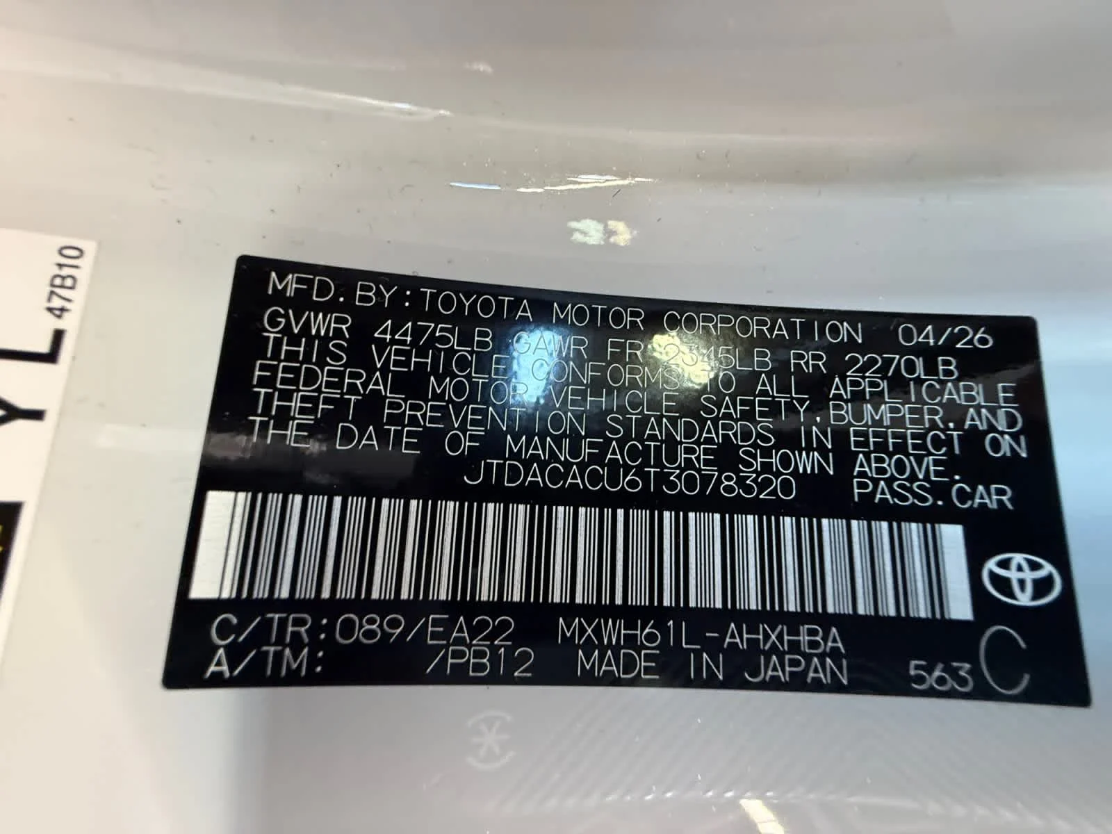 New 2026 Wind Chill Pearl Toyota XSE Premium image 25
