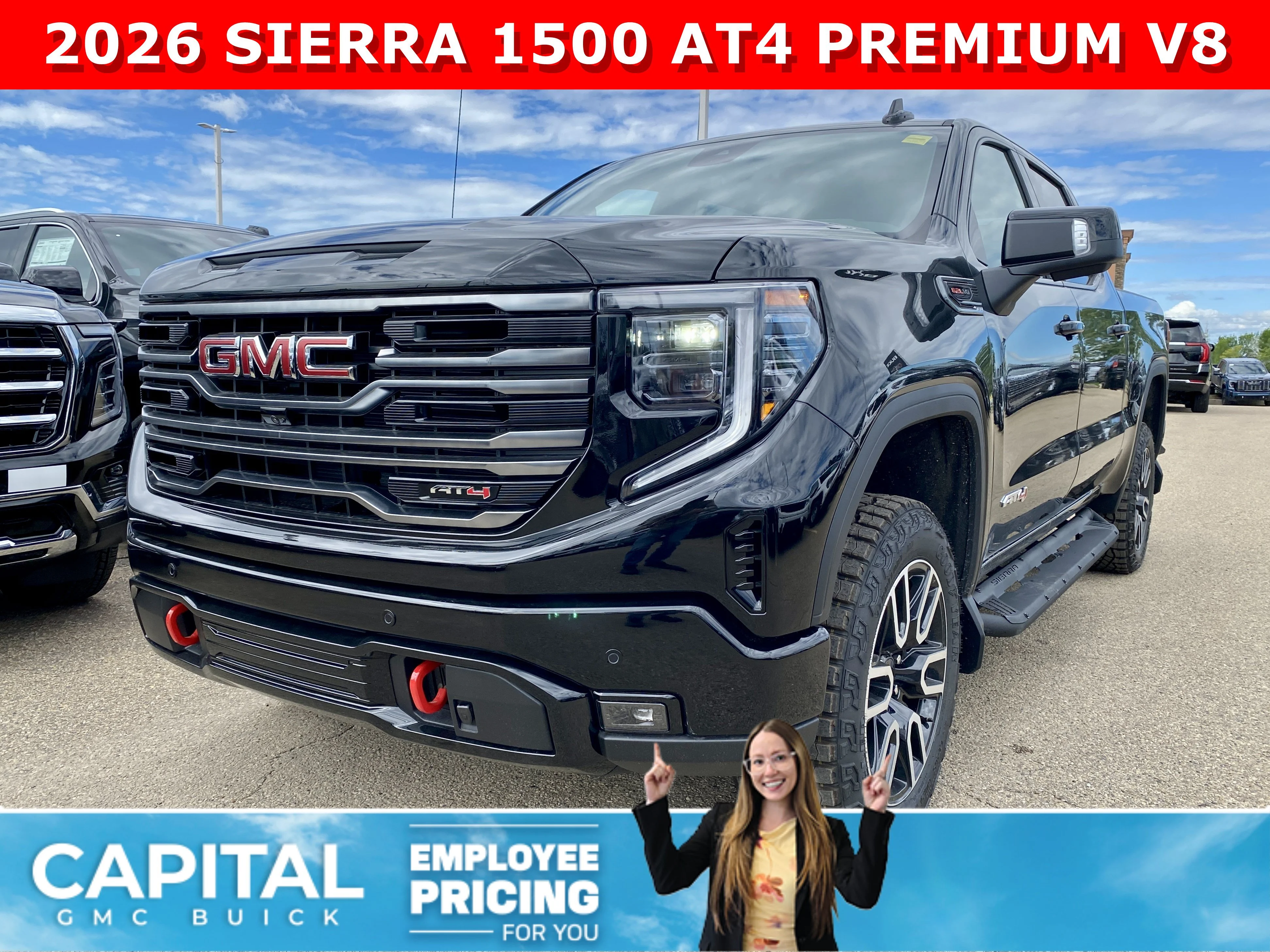 New 2026 ONYX BLACK GMC AT4 image 1