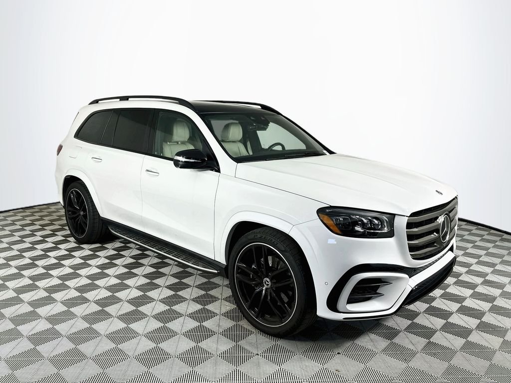 Certified Used 2024 White Mercedes-Benz GLS 450 image 1