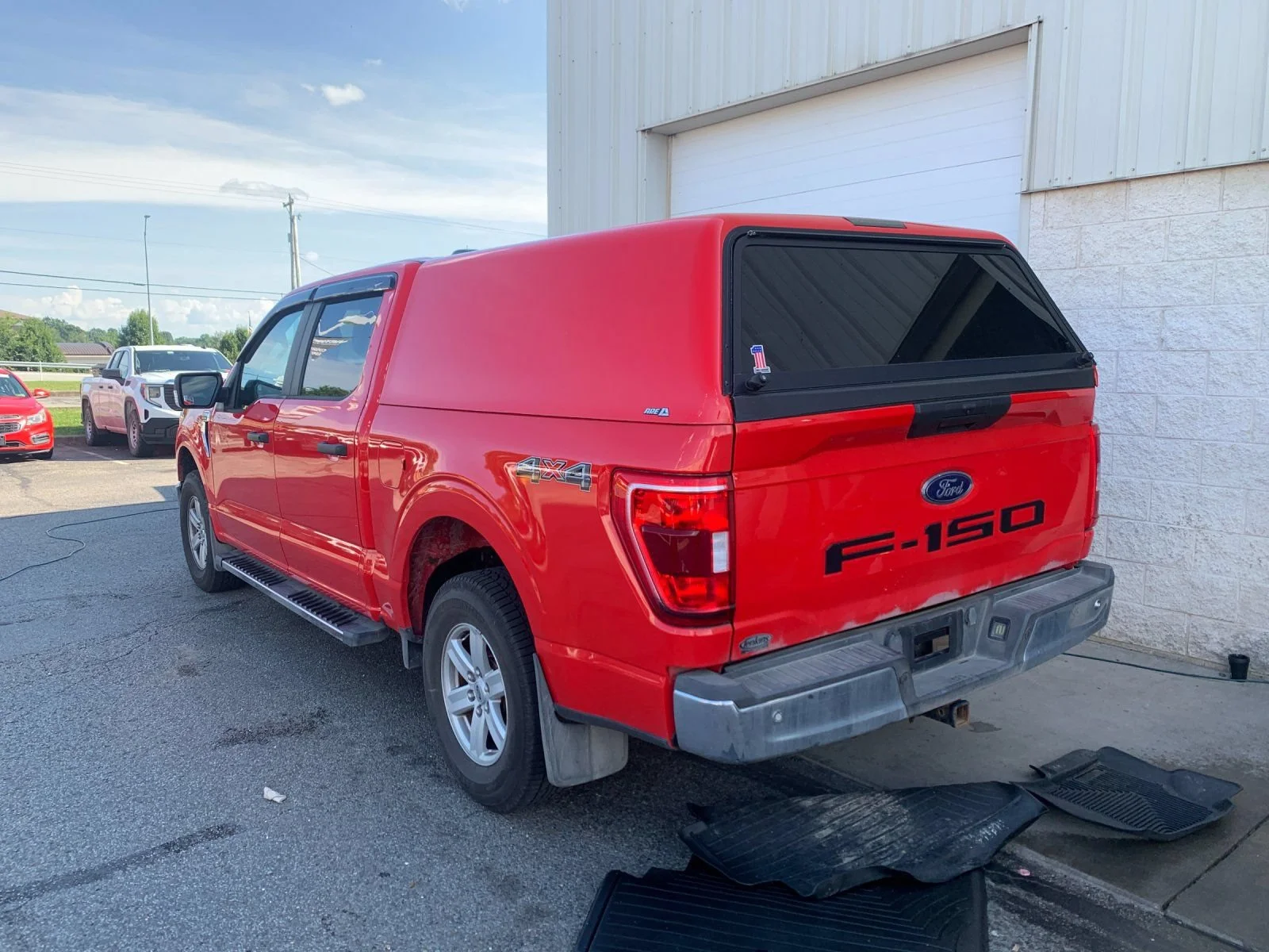 Used 2021 Red Ford XLT image 4