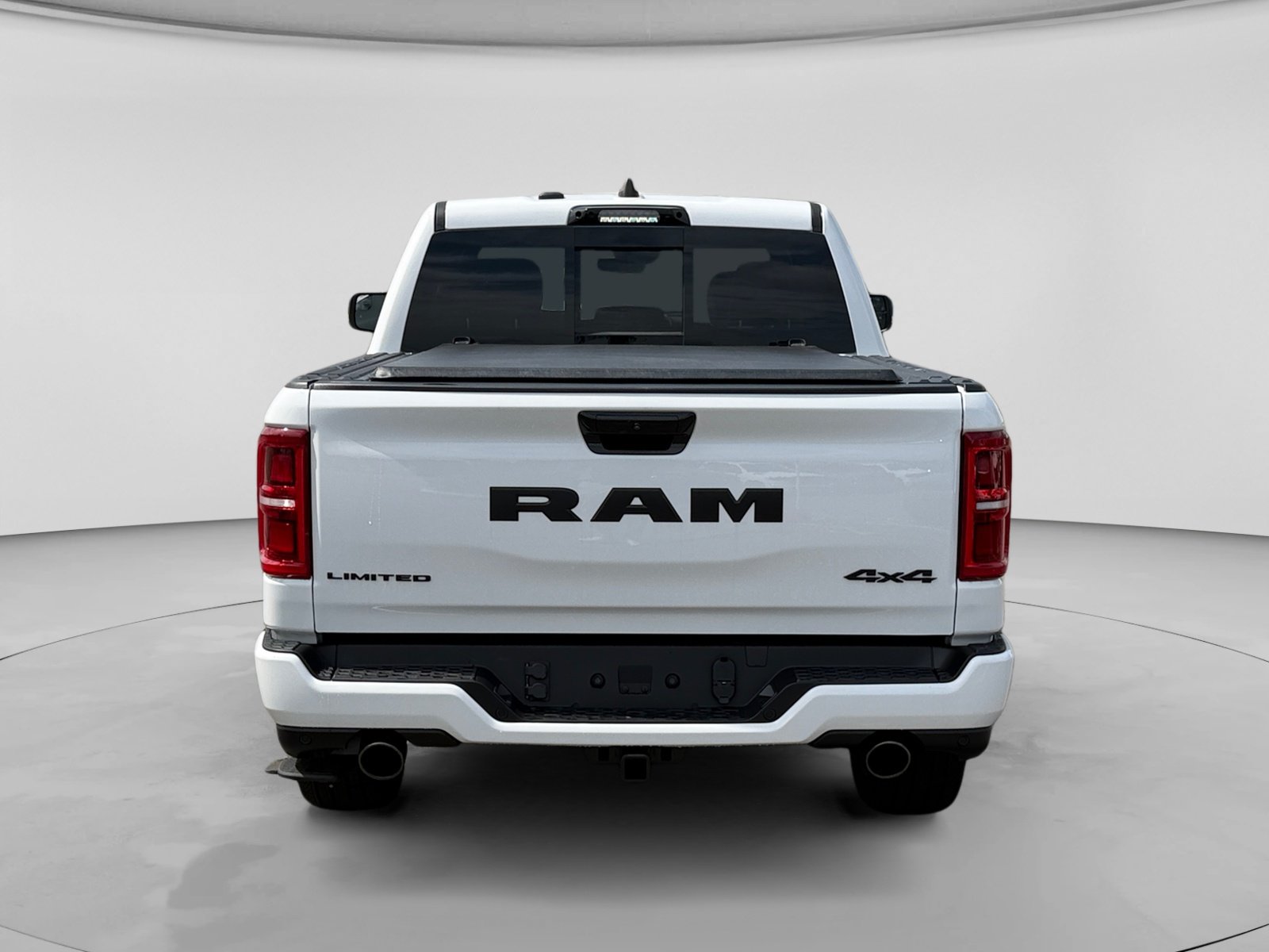 New 2026 Bright White Clear-Coat Exterior Paint RAM Limited 4x4 Crew Cab 5