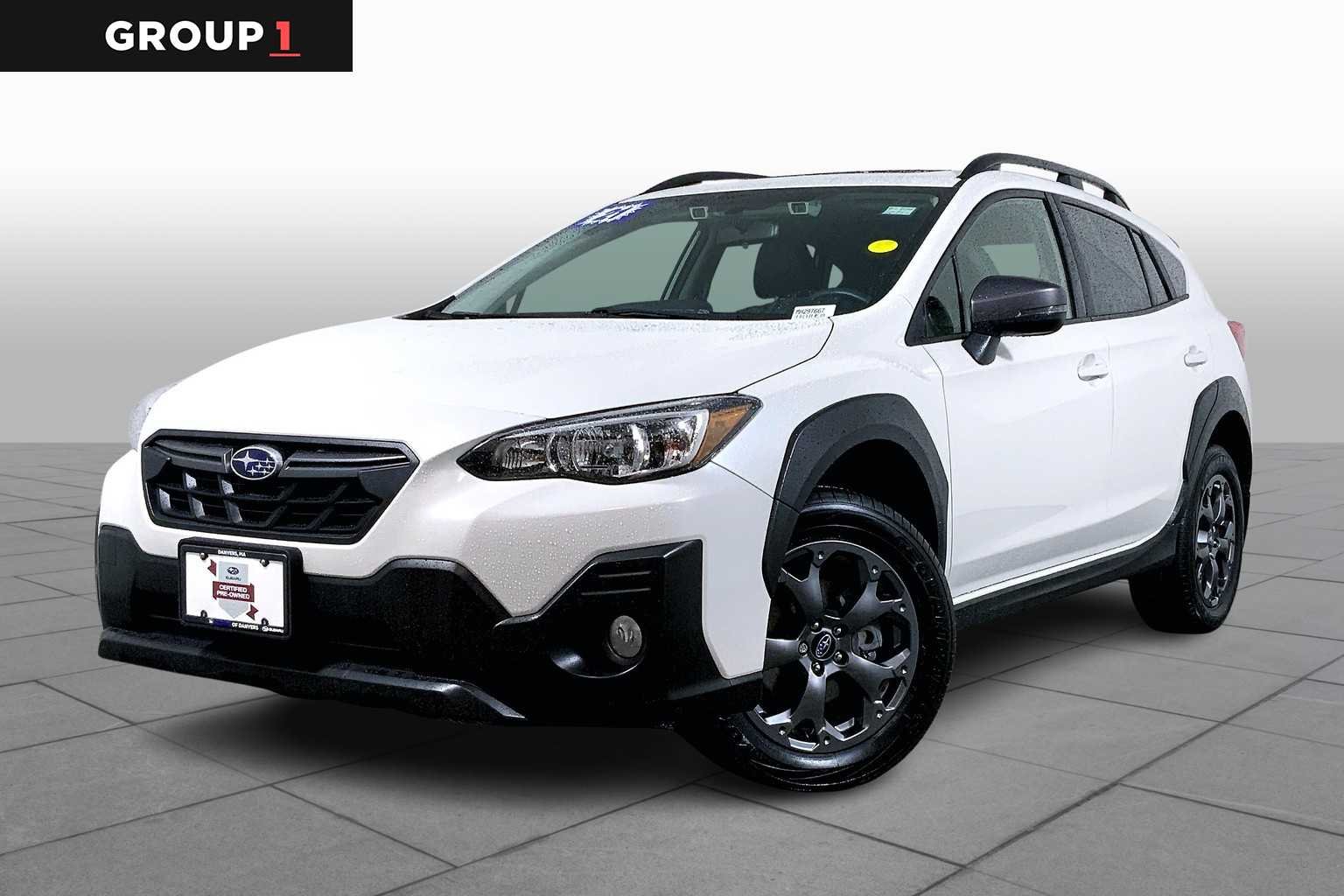 Used 2021 Crystal White Pearl Subaru Sport image 1