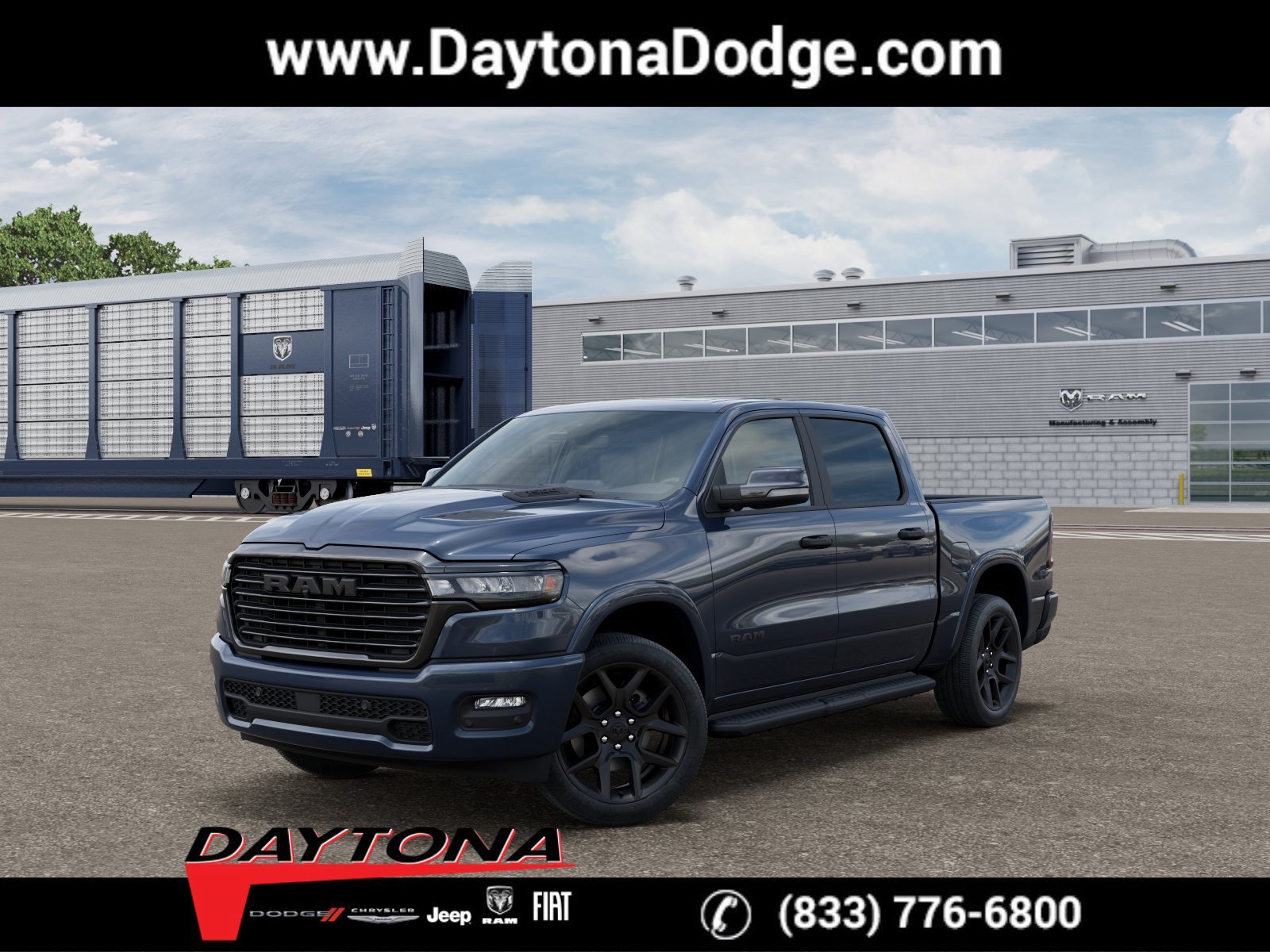 New 2026 Forged Blue Metallic RAM Laramie image 1