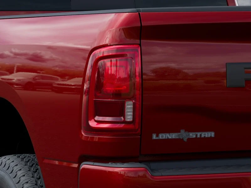 New 2026 Molten Red Pearl-Coat Exterior Paint RAM LONE STAR image 5