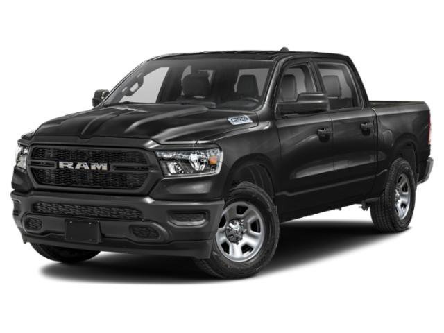 Used 2024 Diamond Black Crystal Pearlcoat Ram Tradesman image 1