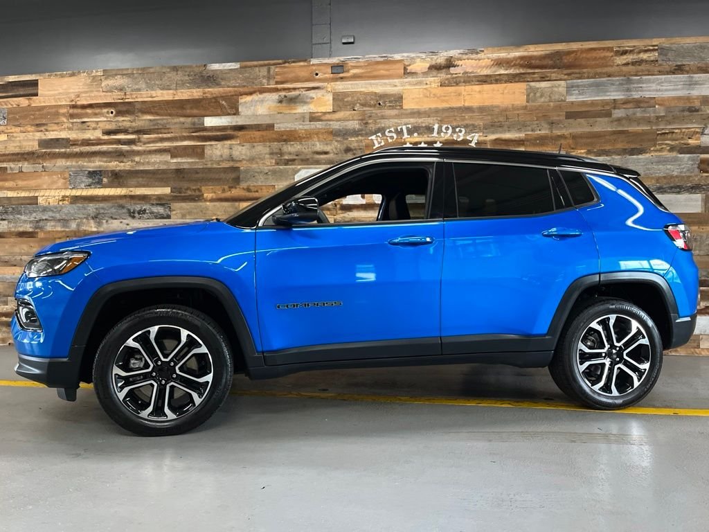 Used 2023 Laser Blue Jeep Limited image 49