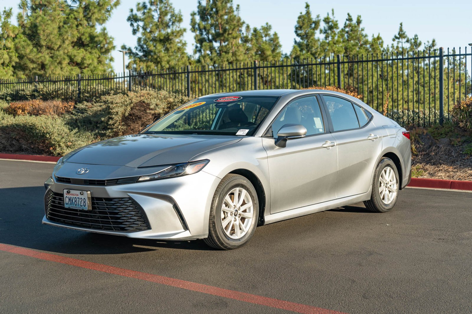 Certified Used 2025 Celestial Silver Metallic Toyota LE image 3
