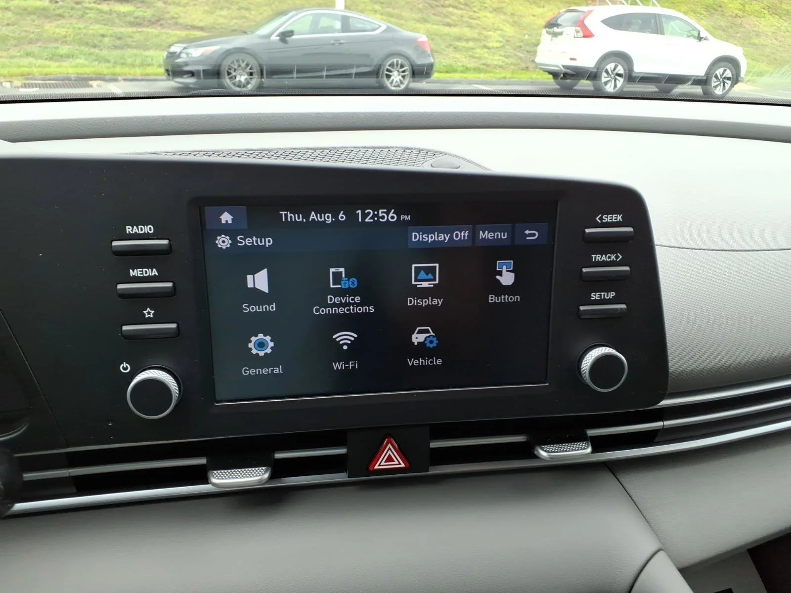 Used 2023 Scarlet Red Pearl Hyundai SE image 30