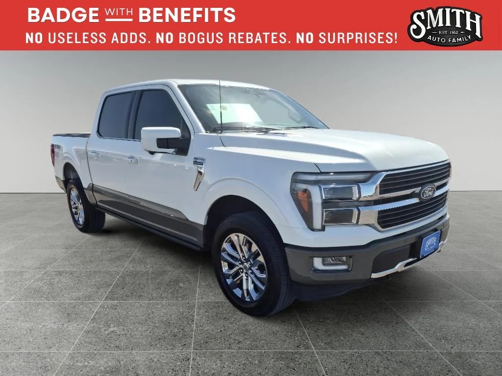 Certified Used 2025 White Ford King Ranch image 1