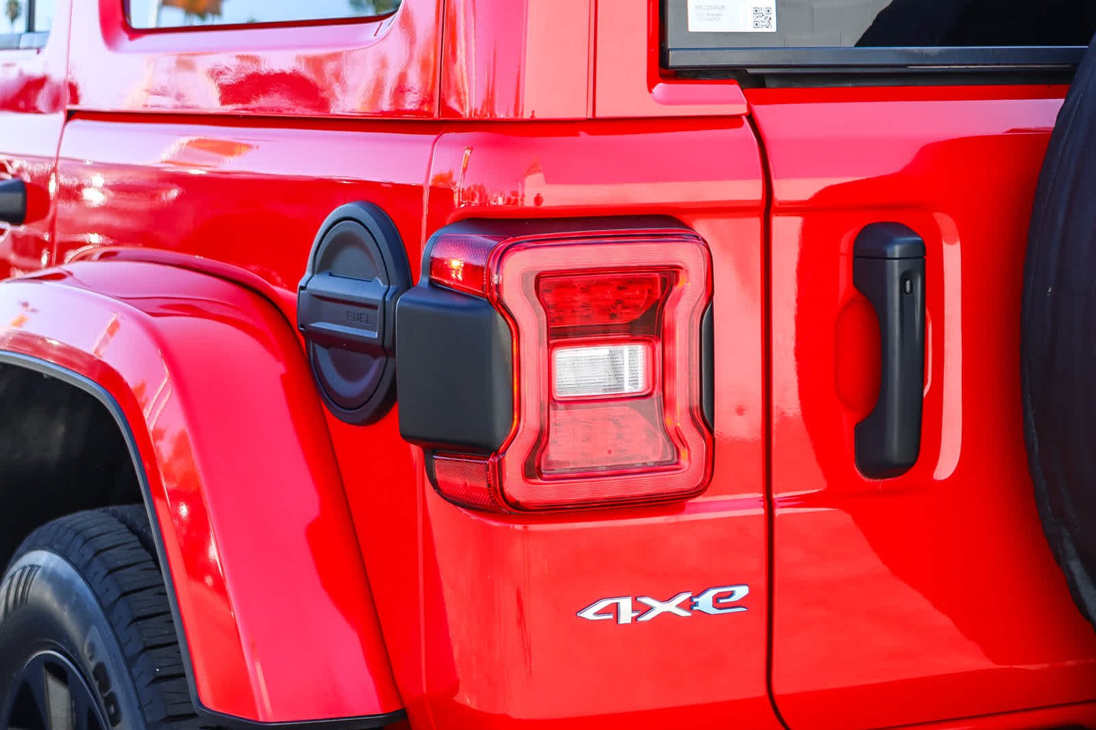 Used 2024 Firecracker Red Clearcoat Jeep Sahara image 7