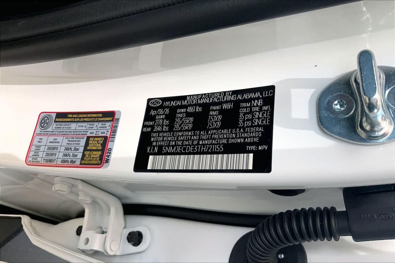 New 2026 Serenity White Pearl Hyundai Limited AWD image 19