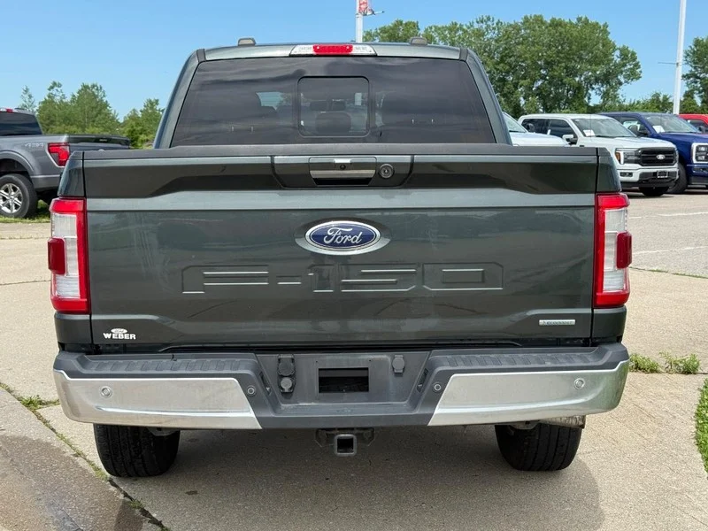 Used 2021 Guard Metallic Ford LARIAT 4WD SuperCrew 5.5