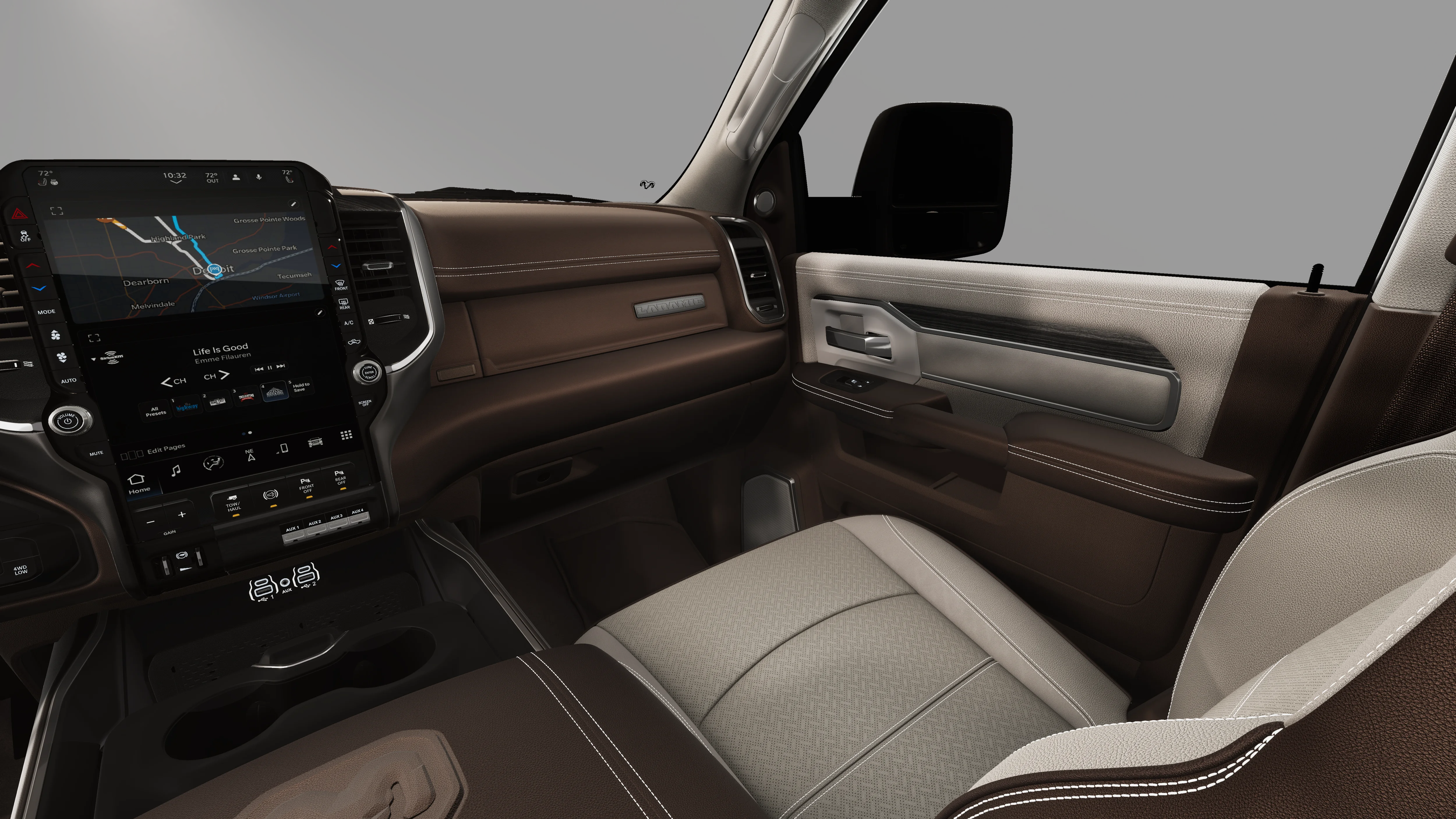 New 2026 Molten Red Pearl-Coat Exterior Paint RAM LARAMIE image 7
