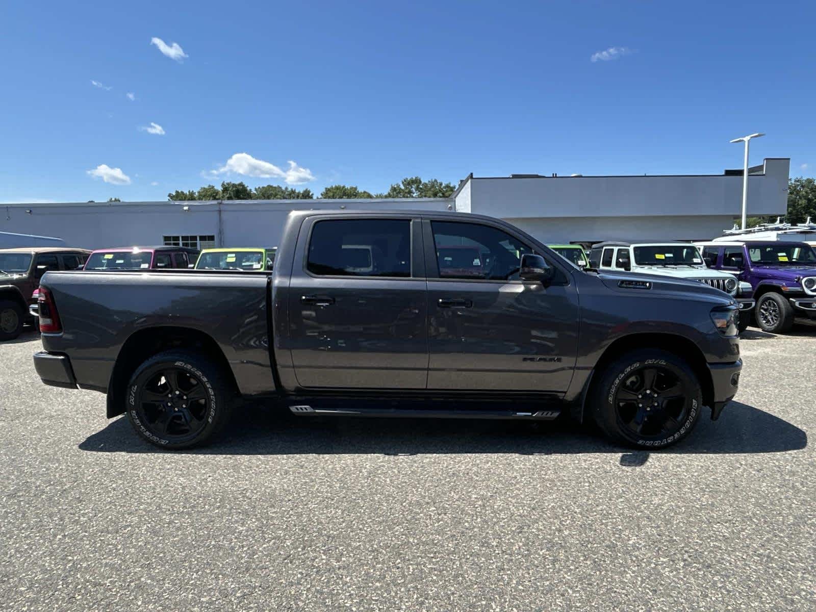 Used 2023 Granite Crystal Metallic Clearcoat Ram Big Horn image 2