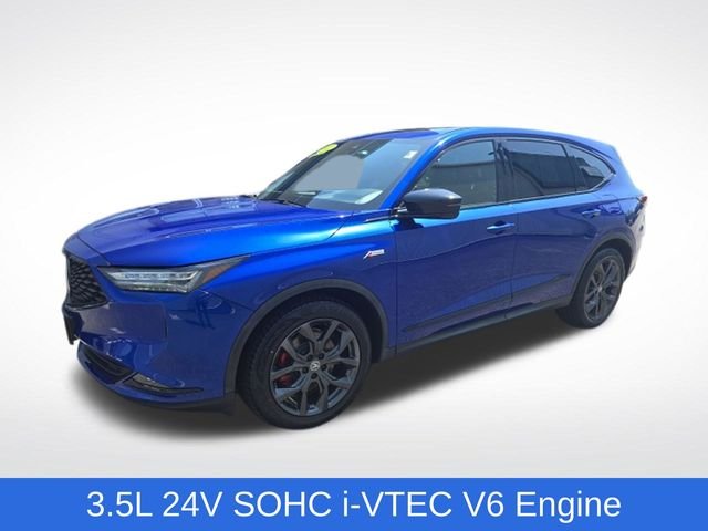 Used 2022 Blue Acura A-Spec image 3
