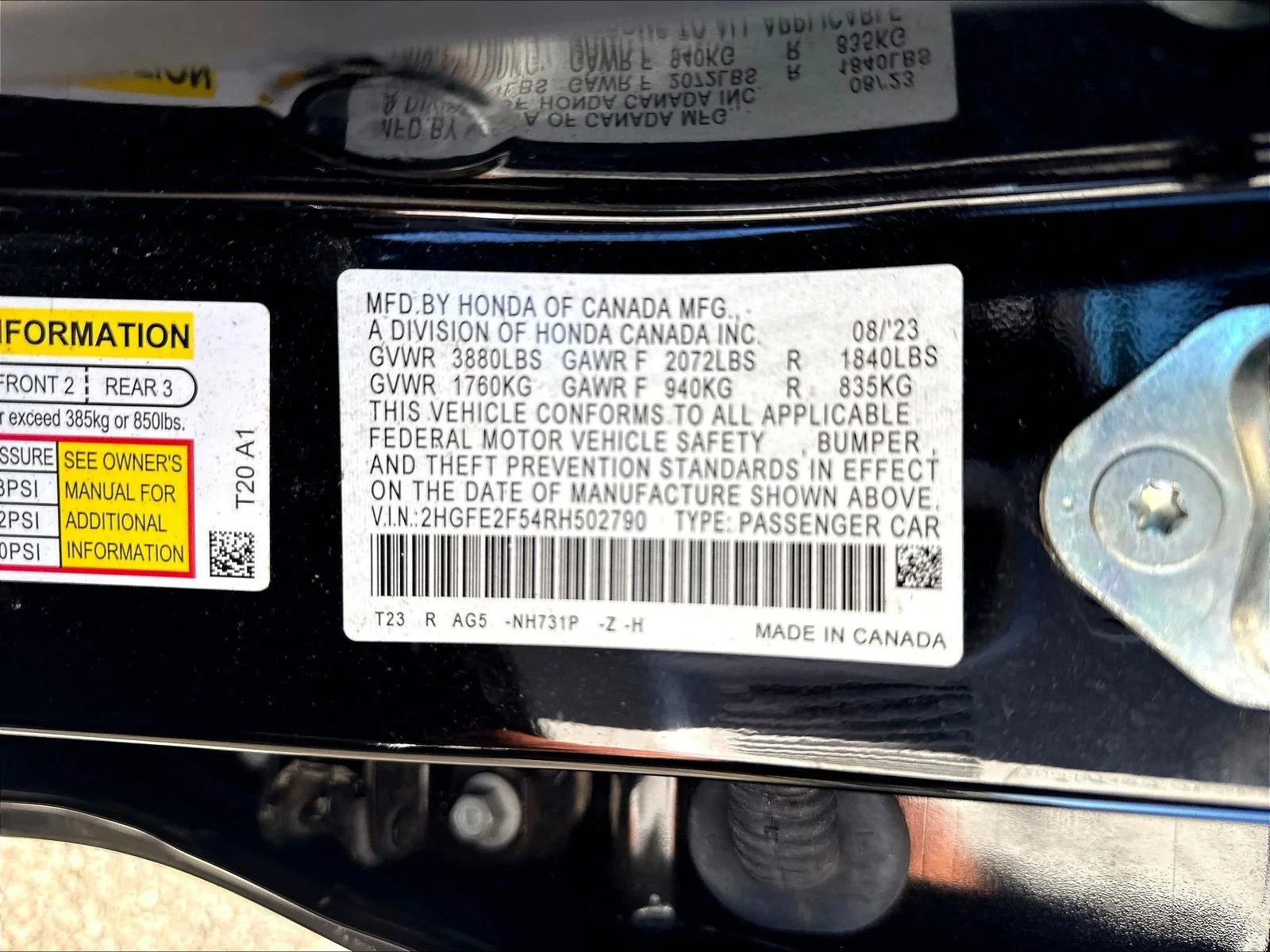 Used 2024 Crystal Black Pearl Honda Sport image 23