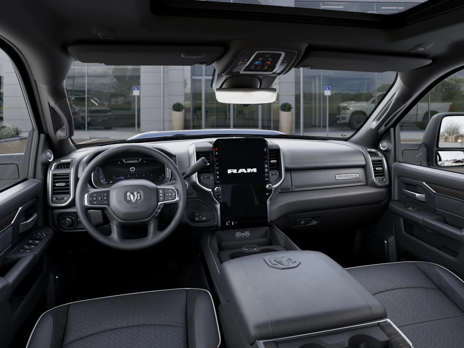 New 2026 Forged Blue Metallic Exterior Paint RAM Laramie image 14