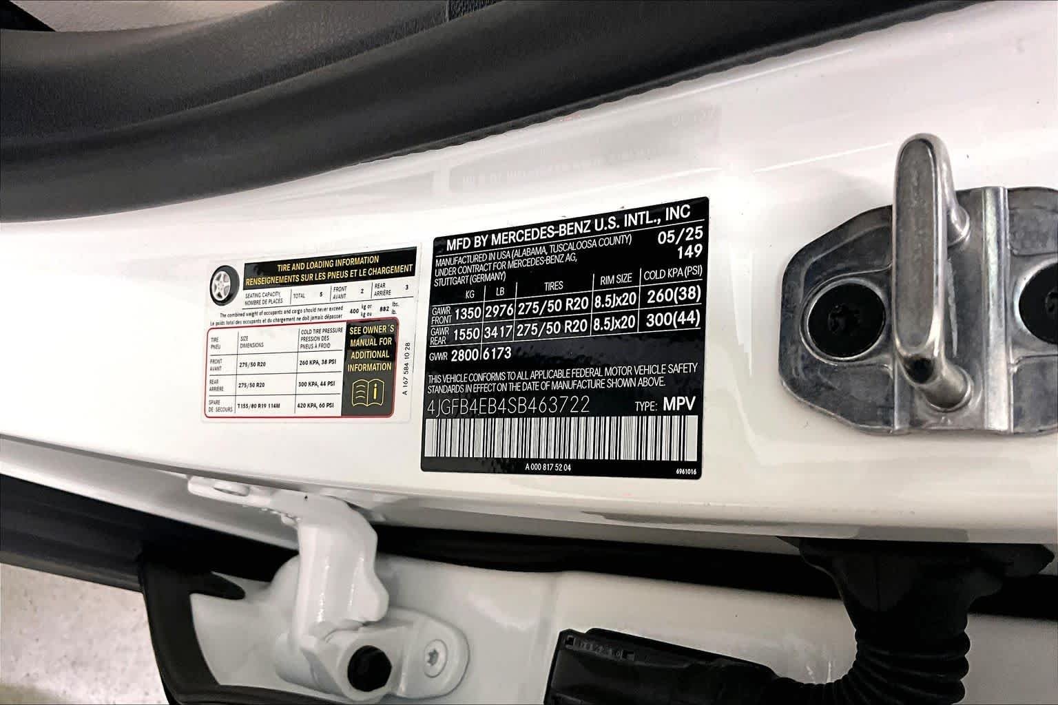 Certified Used 2025 Polar White Mercedes-Benz GLE 350 image 33