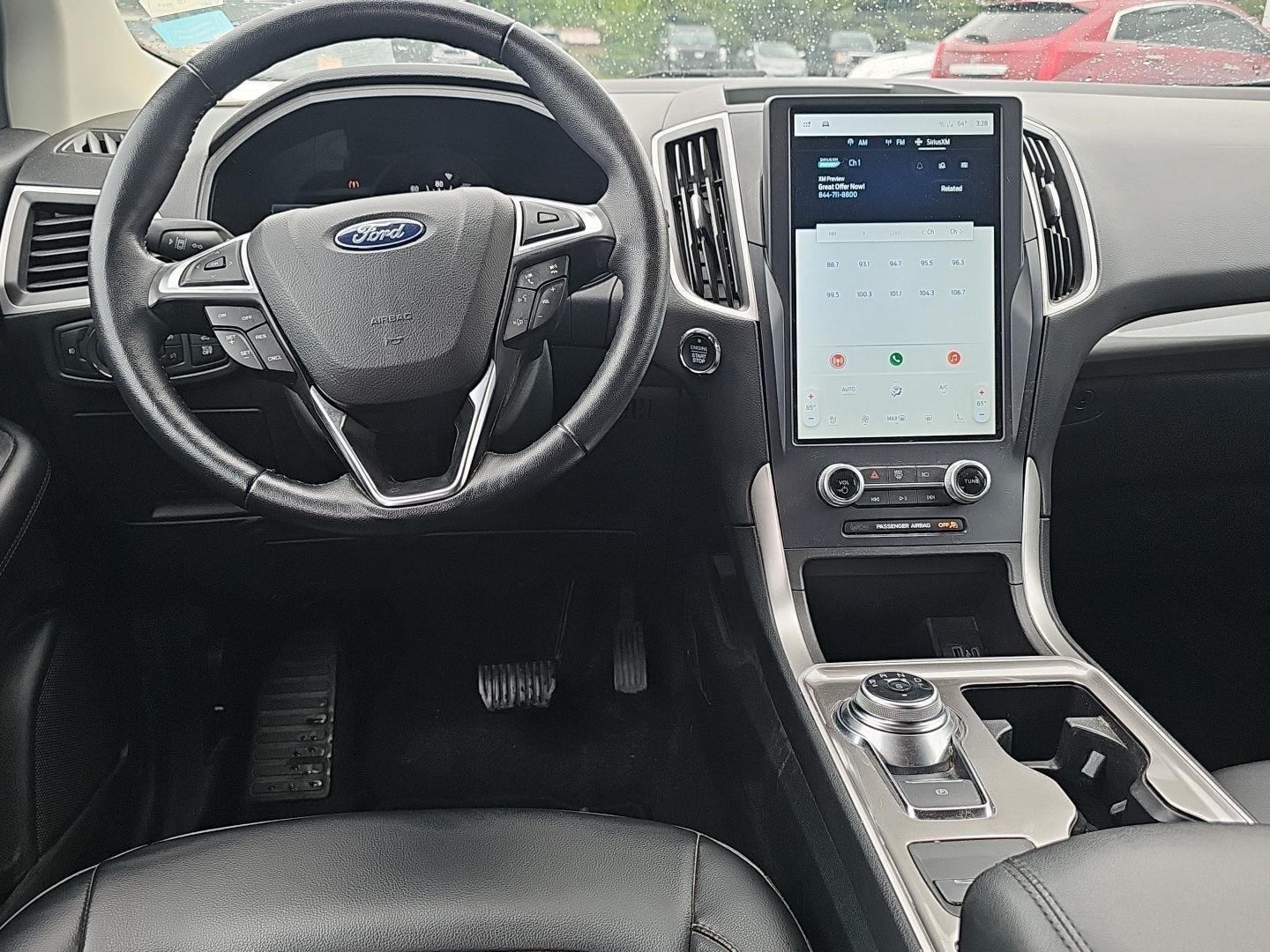 Used 2023 Atlas Blue Metallic Ford SEL image 9
