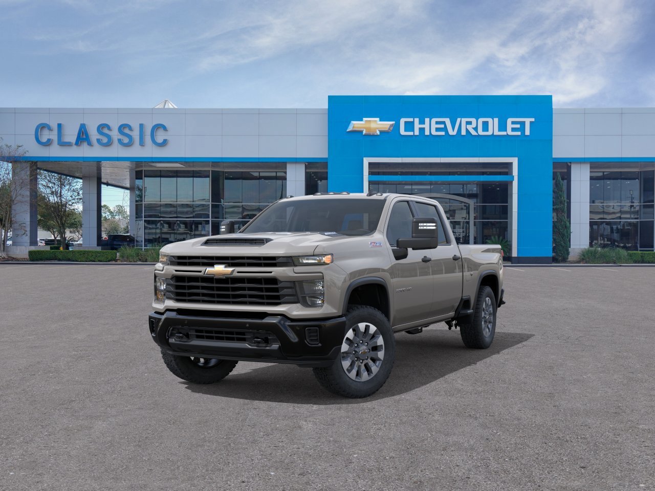 2026 Chevrolet Silverado 2500 HD Custom Tan at Classic Elite Chevrolet Sugar Land
