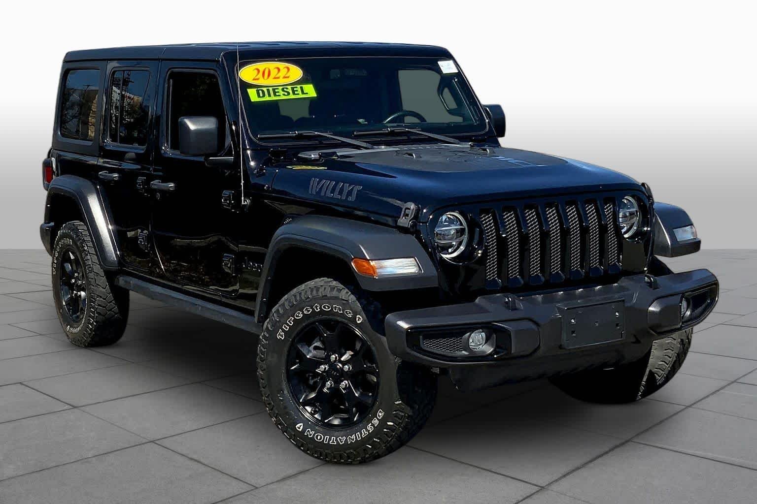 Pre-Owned 2022 Jeep Wrangler Unlimited Willys