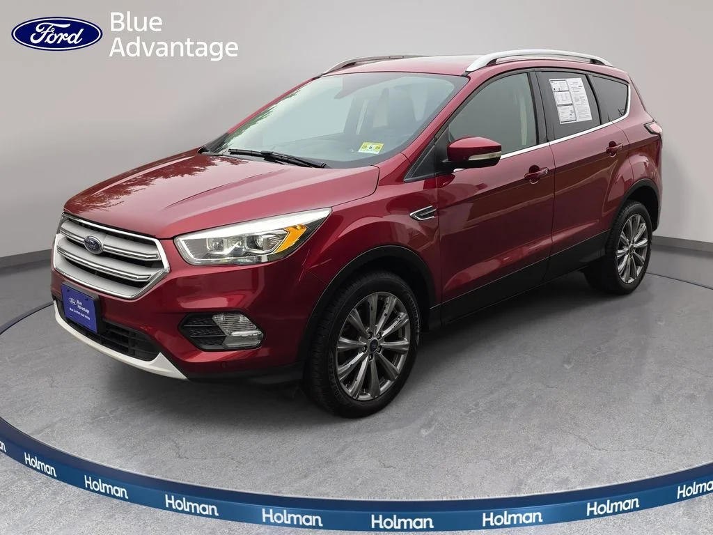 Used 2018 Red Ford Titanium image 1