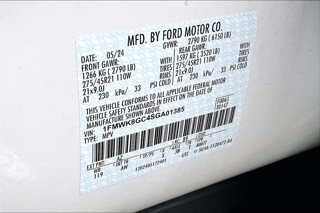 Used 2025 White Metallic Ford ST image 36