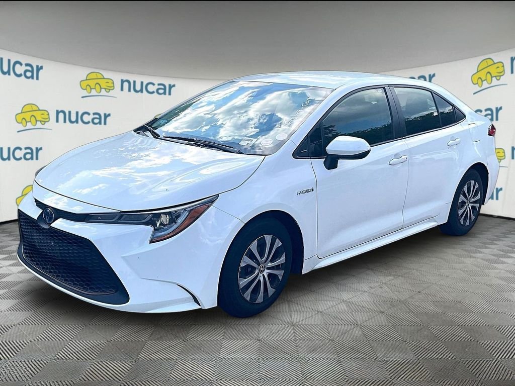 Certified Used 2021 White Toyota LE image 3