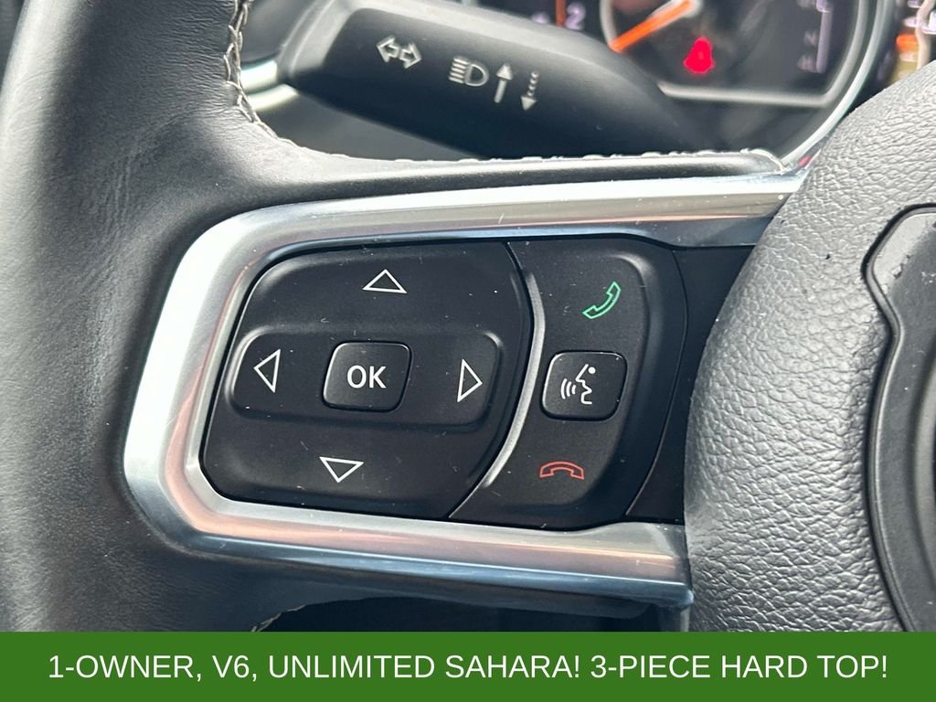Used 2018 White Jeep Unlimited Sahara image 20