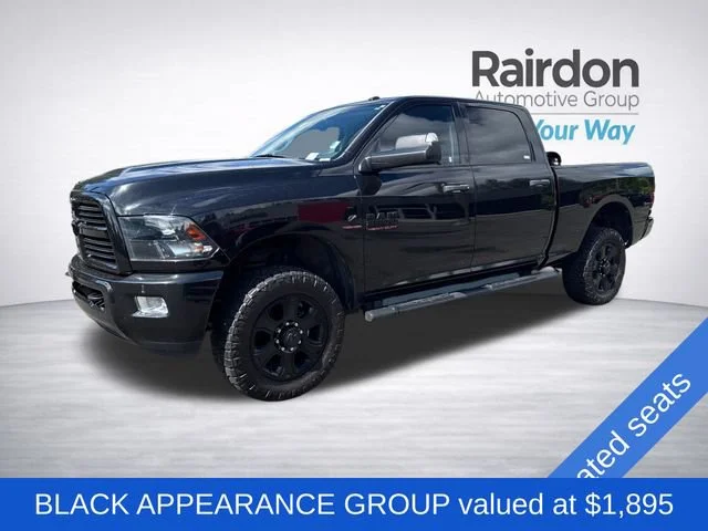 Used 2016 Brilliant Black Crystal Pearlcoat Ram Big Horn image 3