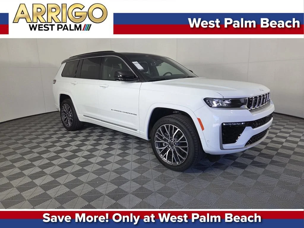 New 2026 Bright White Clear-Coat Exterior Paint Jeep Summit image 1