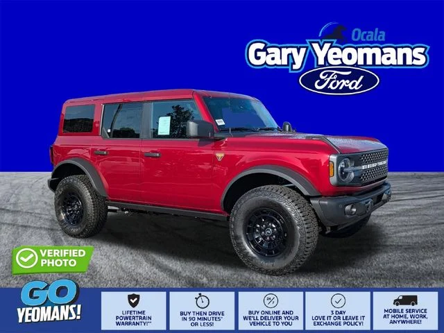 New 2026 Ruby Red Metallic Tinted Clearcoat Ford Badlands® image 1