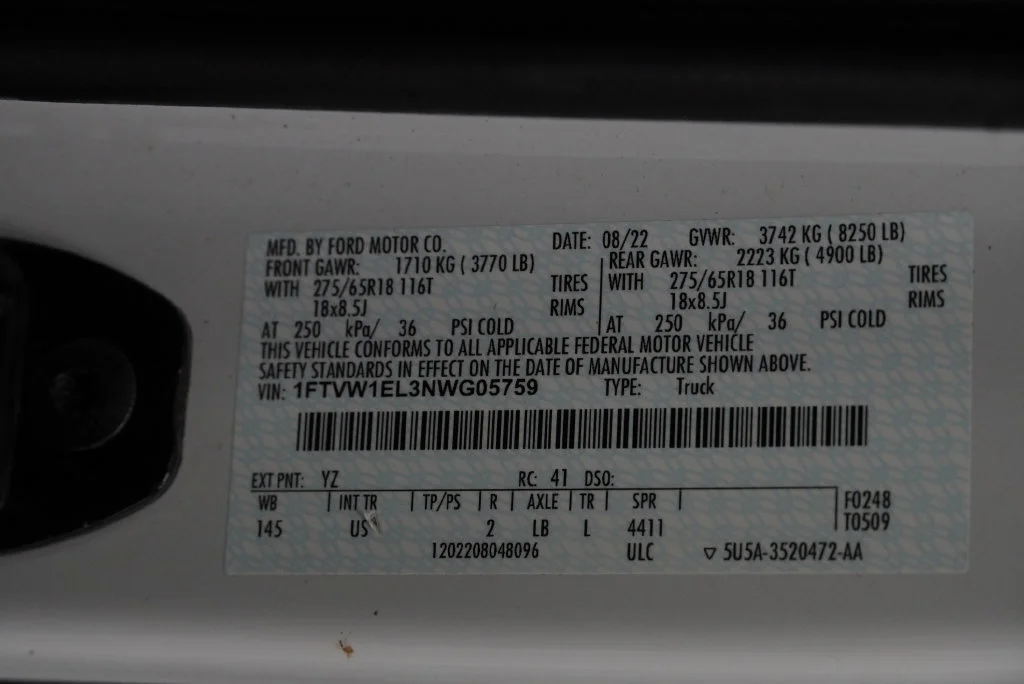 Used 2022 White Ford XLT image 48