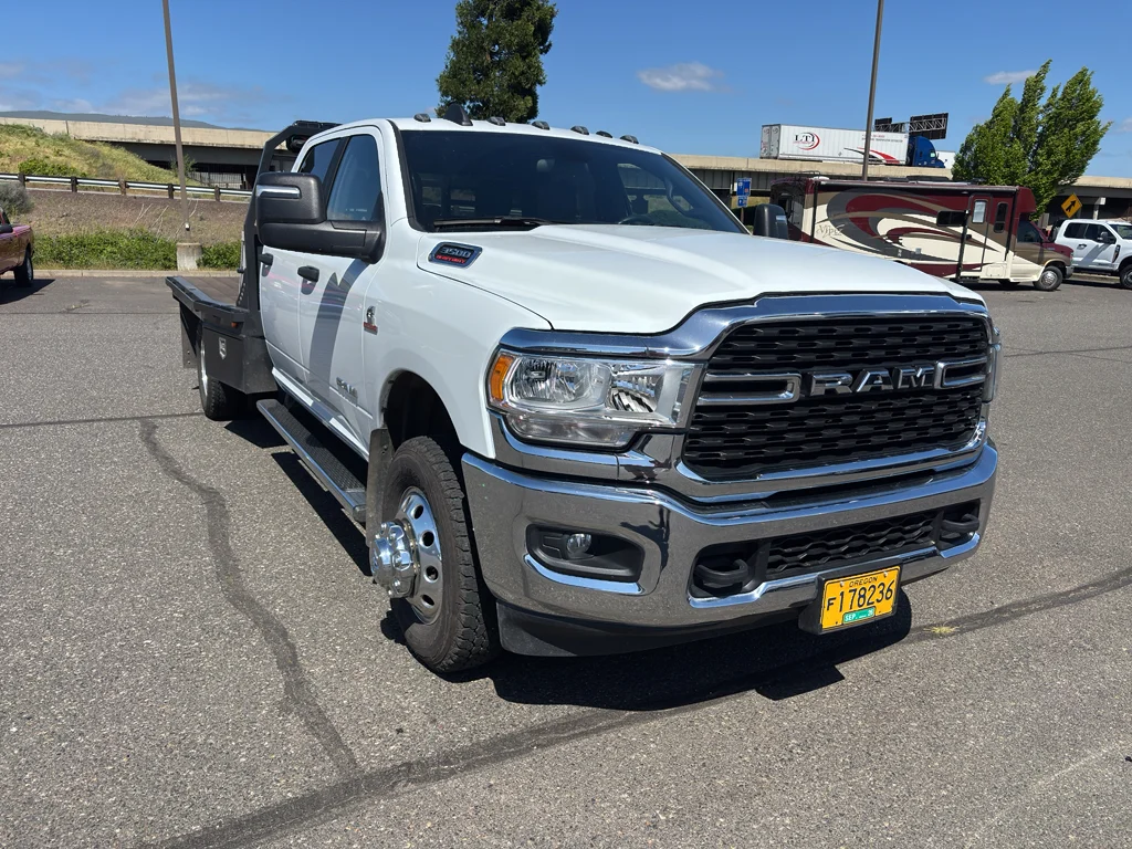 Used 2024 Bright White Clearcoat Ram SLT image 4