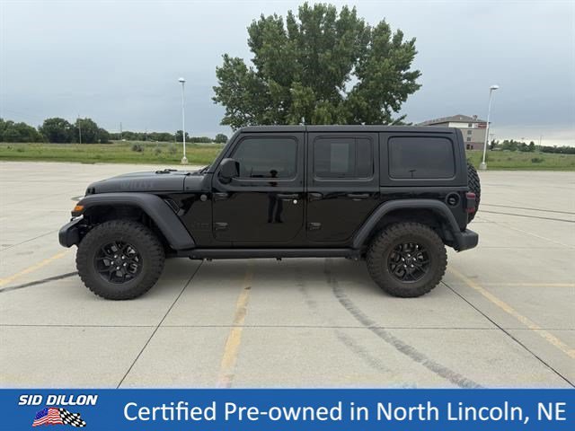 Certified Pre-Owned 2025 Jeep Wrangler Willys Convertible in