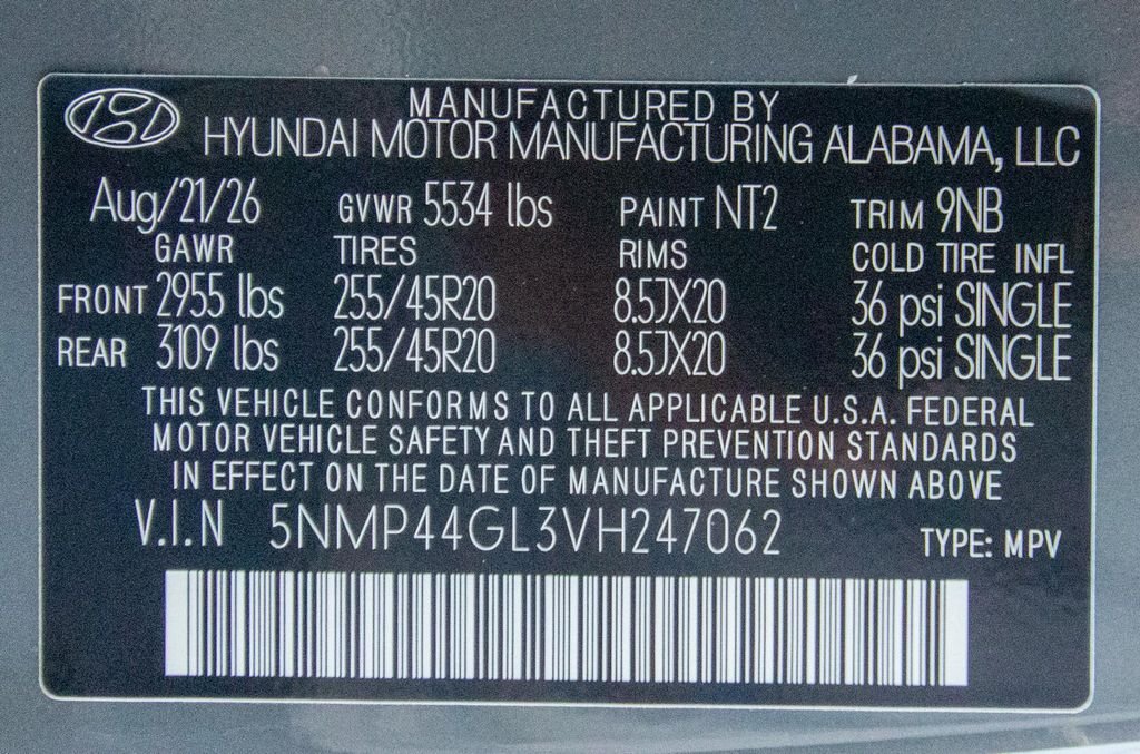 New 2027 Gray Hyundai Limited image 16