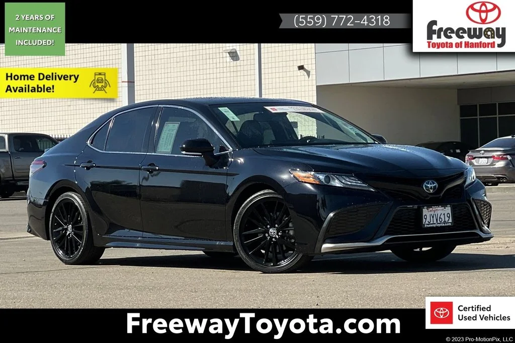 Certified Used 2024 Black Toyota XSE image 1